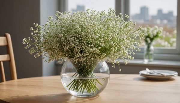 La gypsophile en centre de table : l'astuce tendance et économique